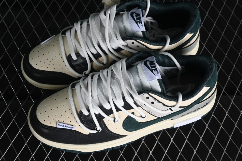Nike Dunk Low Panda Prank Universe Exploration - Star Trek Mocha SB Strap Low-top Casual Sneakers - FQ8080-133