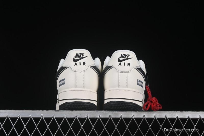 Nike Air Force 1 '07 Low Supreme Collaboration Two-Tone Beige Low-Top Casual Sneakers - XZ6188-362