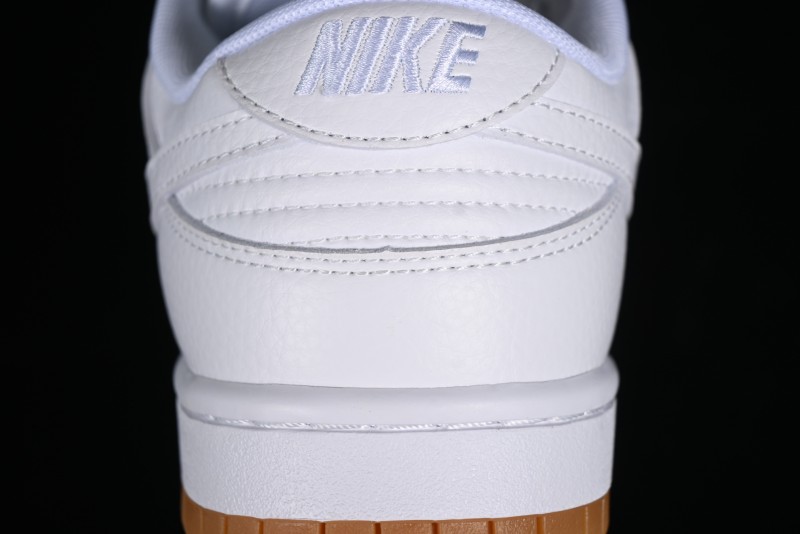 Nike SB Dunk Low Casual Skate Shoes with White and Gum Sole - 311369-100