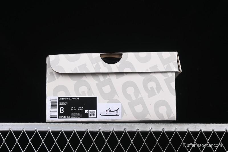 Nike Air Force 1'07 Low The North Face Collaboration Beige Black Red Label Casual Sneakers - BB7518-010