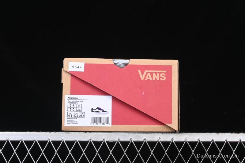 Vans Knu Skool Low Top Retro Casual Vulcanized Sneakers - VN000CS00YK
