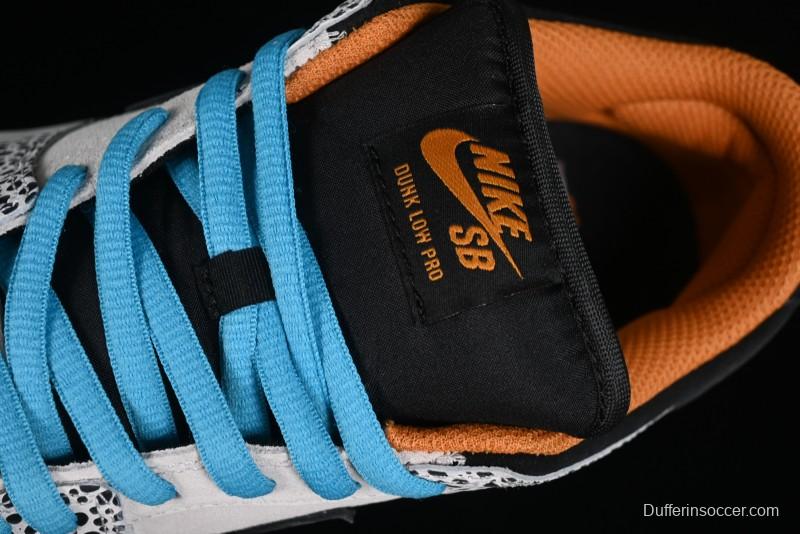 Nike SB Dunk Low Safari "Olympics" Stone Pattern SB Low Top Casual Sneakers - FZ1233-002