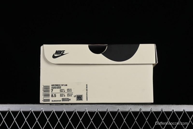 Nike Air Force 1 '07 Low Classic Burgundy Mini Swoosh Starry Sky Low-Top Casual Sneakers - MJ0319-025