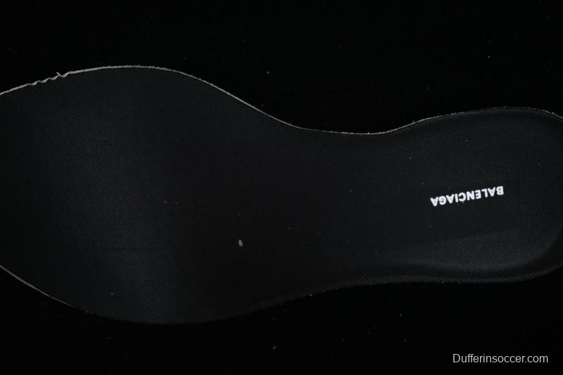 Balenciaga Monday Leather Round Toe Lace-Up Low-Top Casual Shoes - WDTSC1000