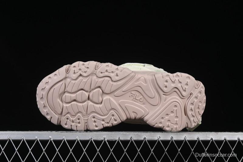 Fila Fusion Retro Mars Running Shoes with Lace-Up Design - F12W432101FAP