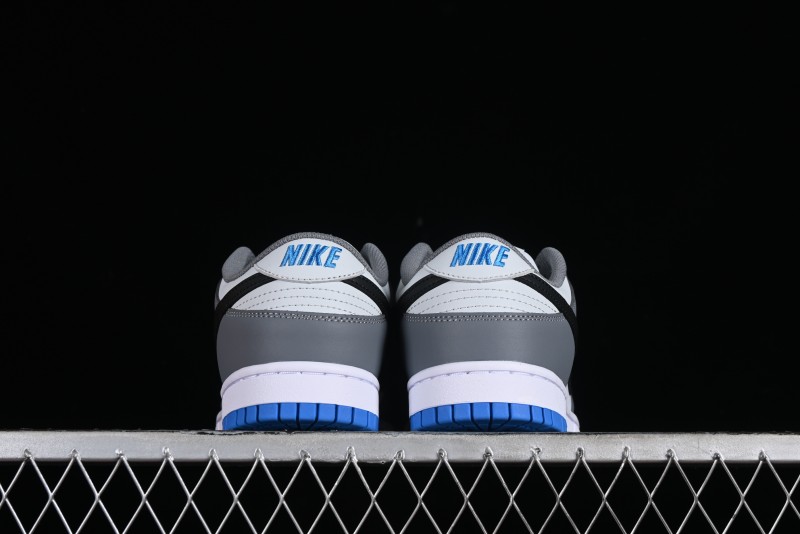 Nike Dunk Low SB Skateboarding Shoes in White Blue Grey - FB9109-001