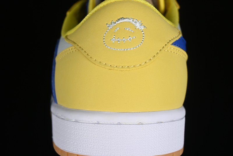 Nike Travis Scott x Air Jordan 1 Low OG Retro Sneakers with Reverse Swoosh - DZ4137-700
