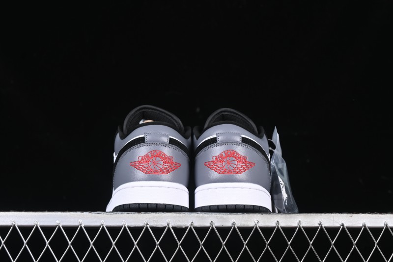 Nike Air Jordan 1 Low AJ1 Grey White Black Swoosh Casual Sneakers - HF3148-106