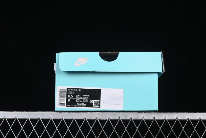 Nike Air Force 1 '07 Low Valentine's Day Limited Edition 2D Hand-Painted Graffiti Lollipop Casual Sneakers - TY0301-111