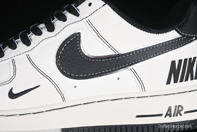 Nike Air Force 1 '07 Low Collaboration Sneakers with Black Stitch Dual-Color Sole - CH6336-515