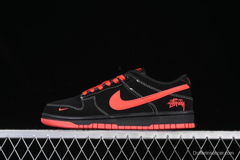 Nike SB Dunk Low Stussy Anniversary Custom Low-Top Casual Skate Shoes - KK1333-028
