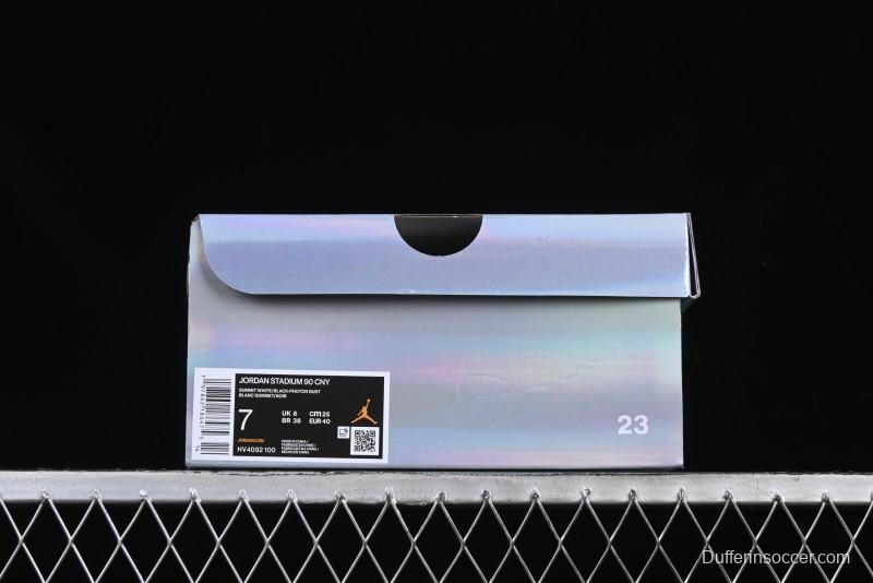 Nike Air Jordan Stadium 90 AJ Casual Sneakers with Midfoot Mesh Panel - HV4092-100