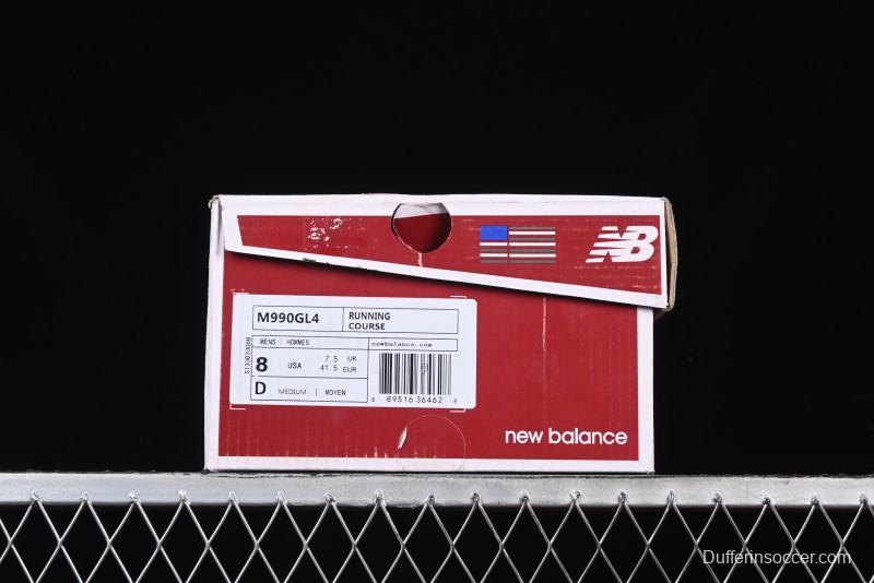 New Balance 990 Series Premium Made in USA Retro Running Shoes - M990GL4