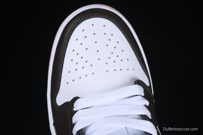 Nike Air Jordan 1 Low AJ1 Mocha Pink Casual Lifestyle Sneakers - DC0774-182