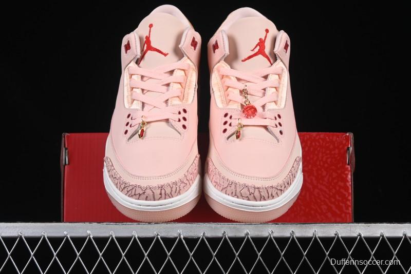 Nike Air Jordan 3 Retro Valentine's Day Limited Edition Sneakers - HJ0178-600