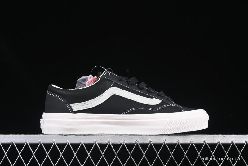 Vans Old Skool 36 Low-Top Retro Skate Shoes - VN000D57BLK