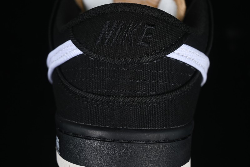 Nike SB Dunk Low Premium Skateboarding Shoes in Black and White - FN5880-001