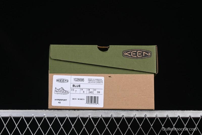 Keen Newport H2 Outdoor Sports Water Sandals with Drainage and Toe Protection - 1026686BLUE