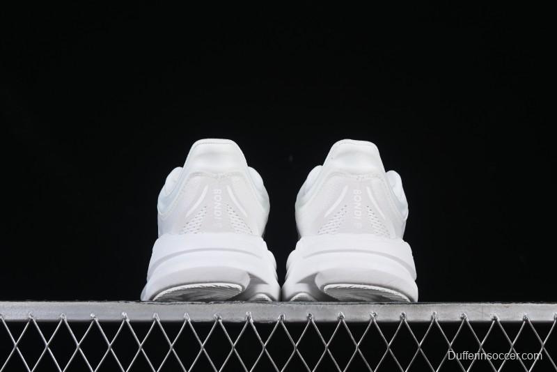 HOKA ONE ONE Bondi 9 Knit Lightweight Casual Running Shoes - 1162012 WWH