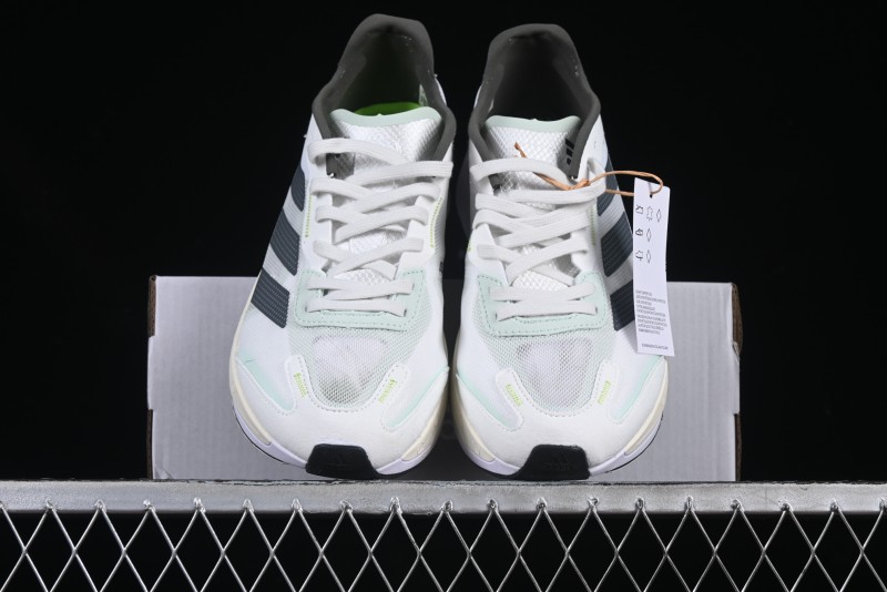 Adidas Lightstrike Pro Running Shoes - White/Black Neon Edition
