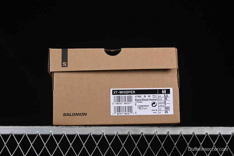 Salomon XT-Wings 2 All-Black Trail Running Sneakers - Sleek Performance and Style