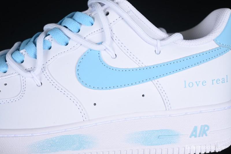 Nike Air Force 1'07 Low Ice Blue Mojito Casual Sneakers - CQ2288-801