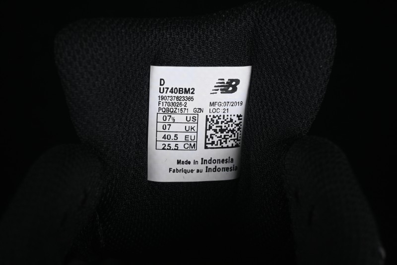 New Balance 740 Series Retro Dad Style Casual Sports Running Shoes - U740BM2