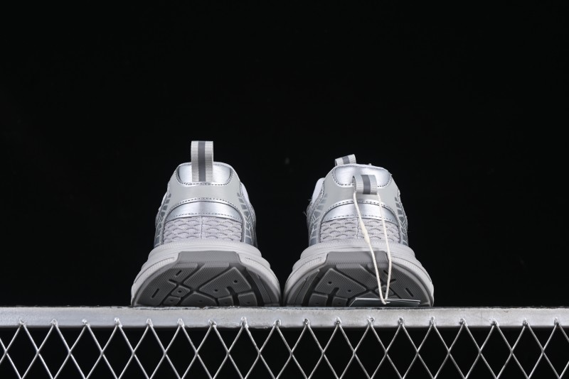 GG-CC Casual Running Shoes with Asymmetrical Design - 5509 Silver