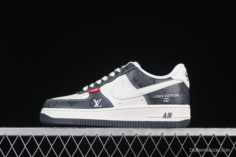 Nike Air Force 1 '07 Low LV Collaboration Beige Print Casual Sneakers - CS5288-002