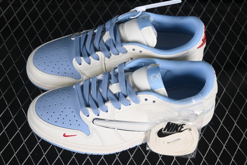 Nike Travis Scott x Fragment Design x Air Jordan 1 Low OG SP Casual Sneakers - XS7089-528