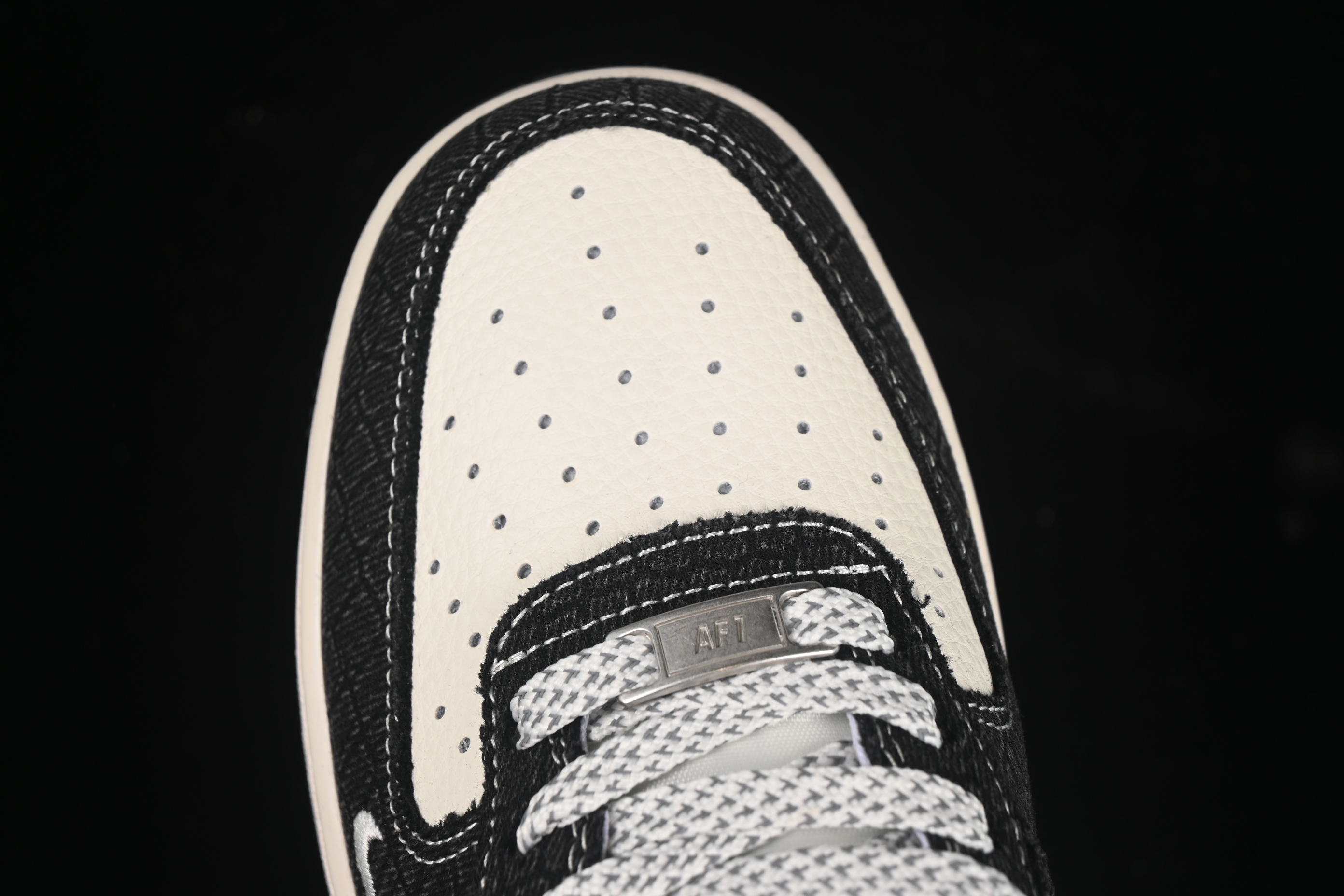 Nike Air Force 1 '07 Low LV Collaboration Denim Black Casual Sneakers - XS1958-550