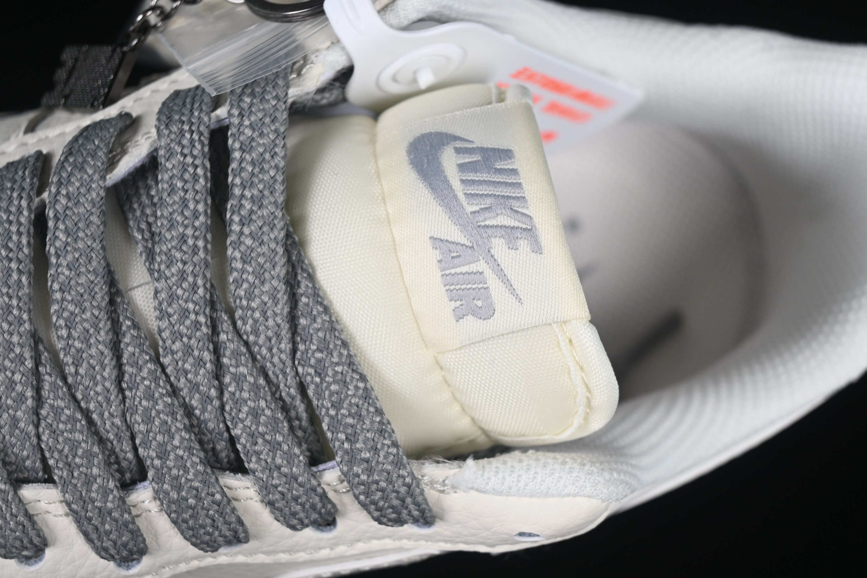Nike Air Force 1 '07 Low Casual Sneakers in Light Grey with Mini Swoosh - HH7518-048