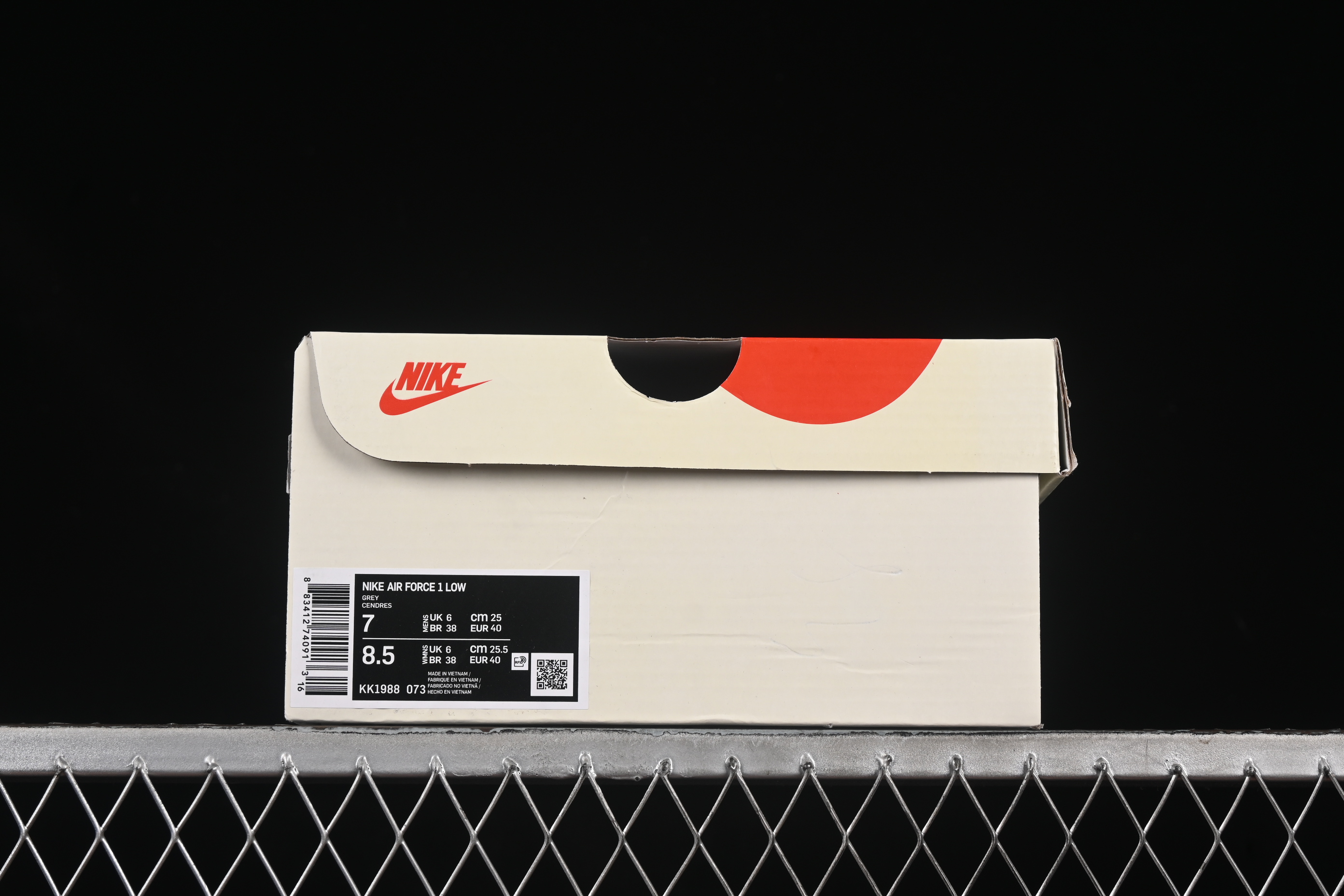 Nike Air Force 1'07 Low Casual Sneakers with Full-Length Air Cushion - KK1988-073