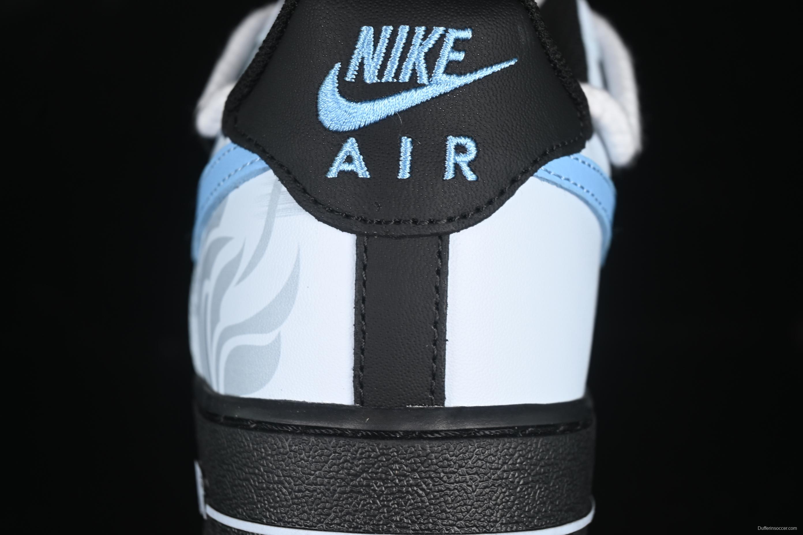 Nike Air Force 1 '07 Low Snake Print Casual Sneakers with Custom Leather - ZH0316-065