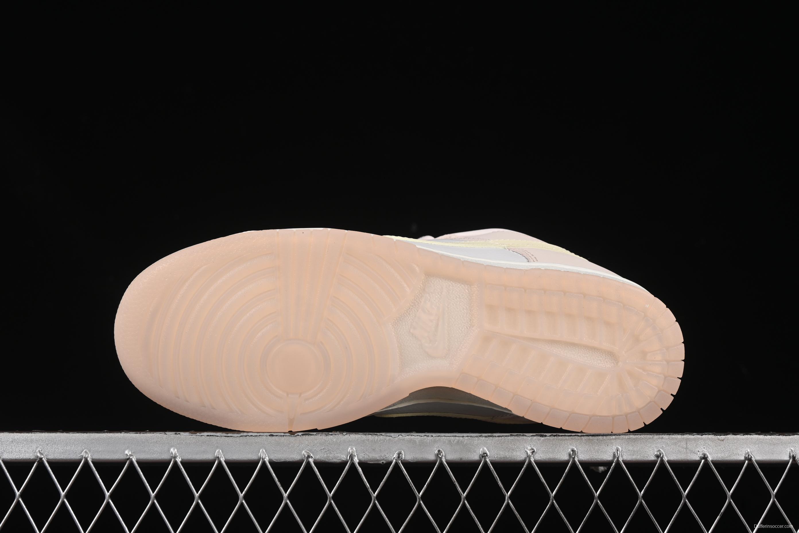 Nike SB Dunk Low White Light Pink SB Low-Top Casual Skate Shoes - FB7901-601