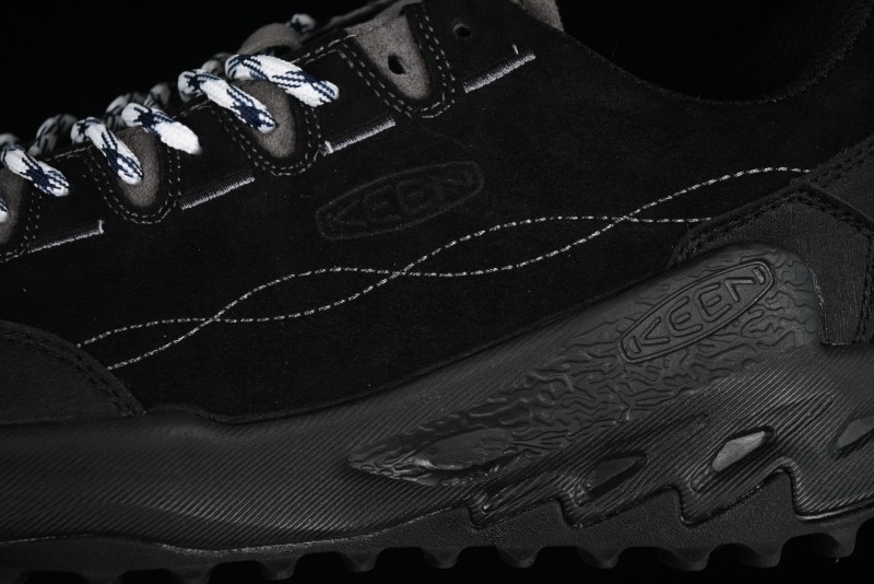 Keen Jasper Rocks SP Urban Series Retro Low-Top Lace-Up Outdoor Camping Hiking Mountaineering Training Shoes - 1025169Black