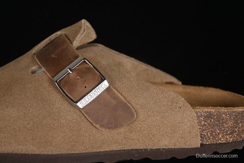 Birkenstock Arizona Soft Footbed Sandals with Suede Leather and Lambswool Lining - G.D4