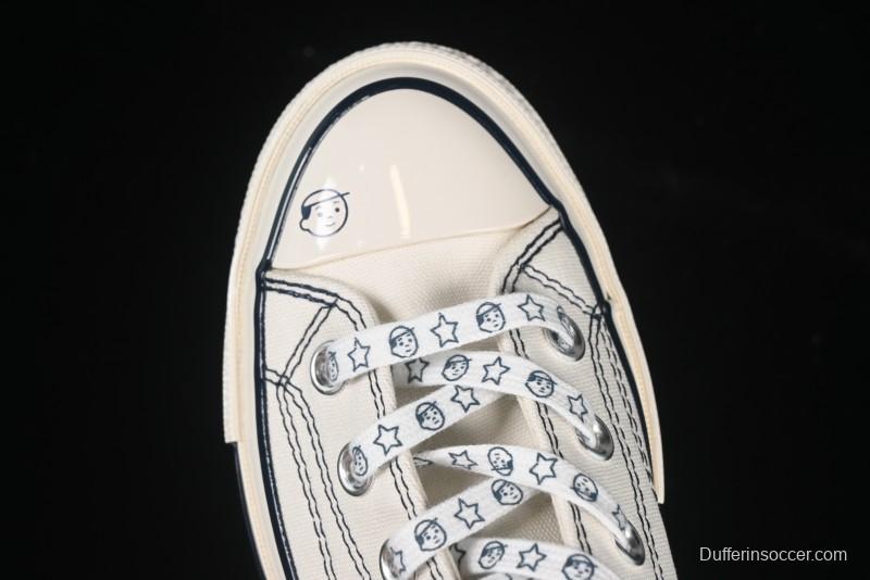 Converse Chuck Taylor All Star 1970s High Top Canvas Sneakers with Noritake Hand-Drawn Elements - A15787C
