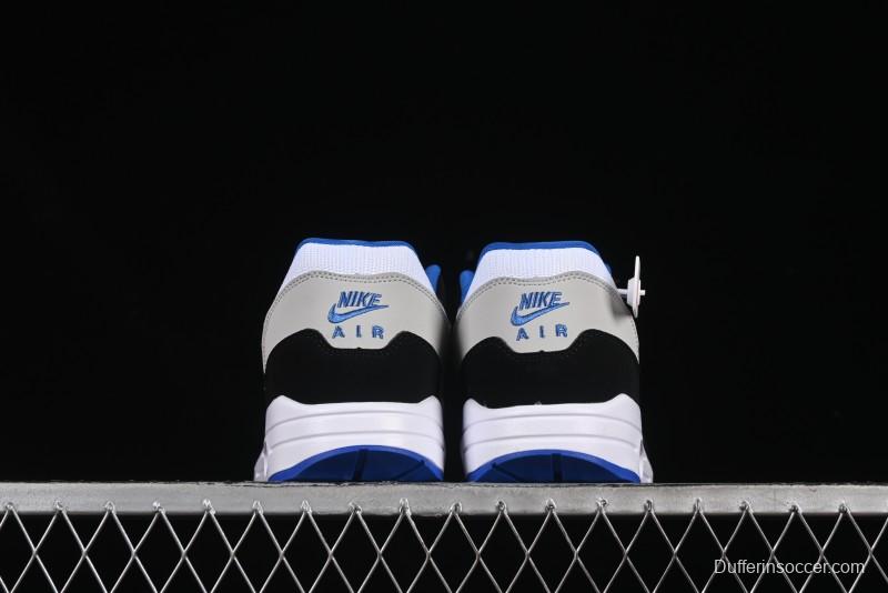 Nike Air Max 1 Retro Running Shoes with Half-Sole Air Cushion - 875855-001