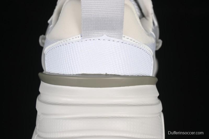 Nike Runtekk V2K Retro Low-Top Running Shoes with Cushlon Foam Midsole - FD0736-006