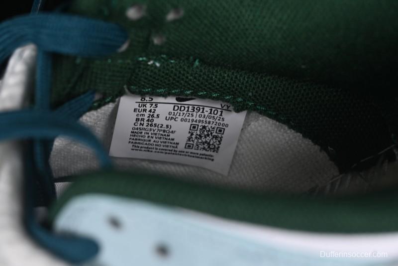 Nike Dunk Low Deconstructed Snake Emblem White Blue Low-Top Casual Sneakers - DD1391-101