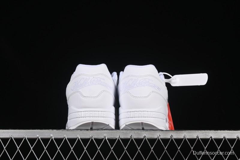 Nike Air Max 1 Retro Running Shoes with Half-Sole Air Cushion - HF8813-100