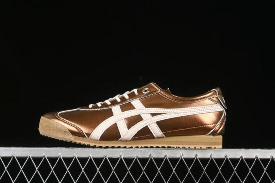 Onitsuka Tiger Mexico 66 SD Low-Top Leather Sneakers for Casual Running - 1183C468-200