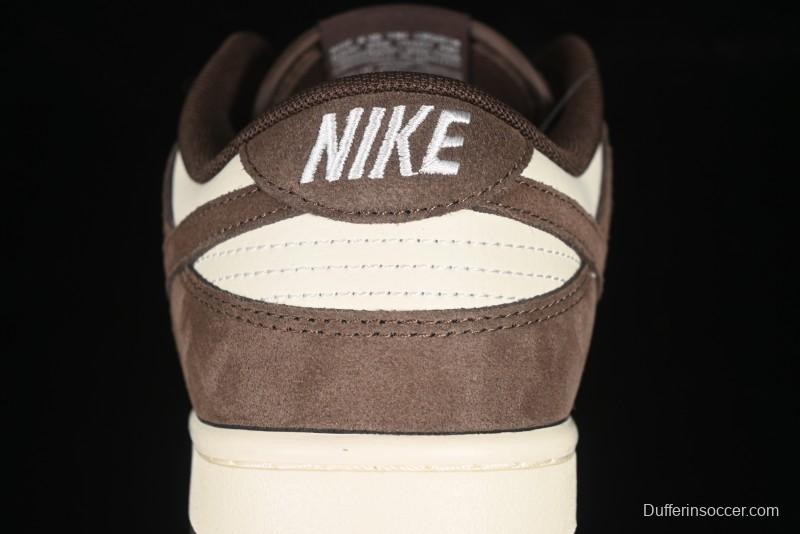 Nike SB Dunk Low White Mocha Low-Top Casual Skate Shoes - FQ8249-104