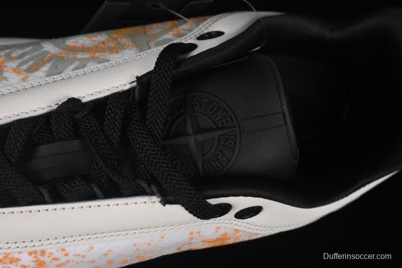 Stone Island Grime Panelled Low-Top Lifestyle Sneakers - 79FWS0303