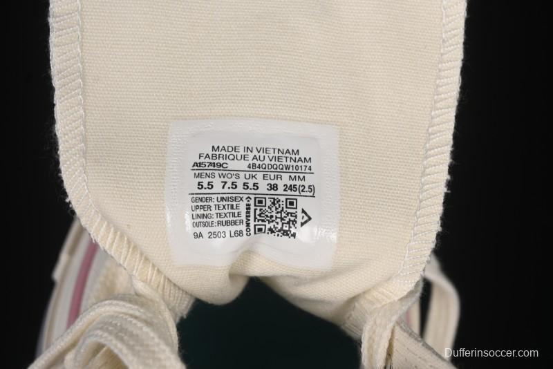 Converse Chuck 1970s Moon Embroidery High-Top Casual Sneakers - A15749C