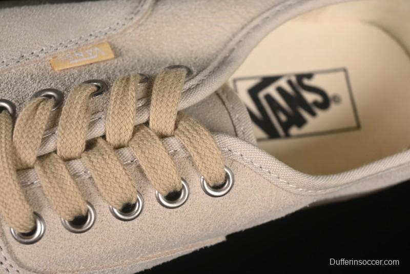 Vans Premium Authentic Suede Retro Sneakers with Translucent Rubber Sole - VN000CRQBYS