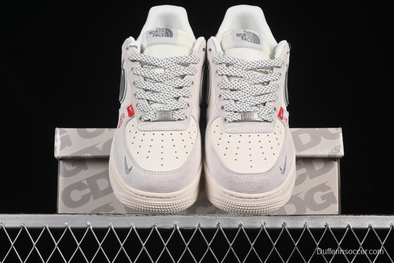 Nike Air Force 1'07 Low The North Face Collaboration Dual-Tone Snake Year Edition Casual Sneakers - YX5066-313