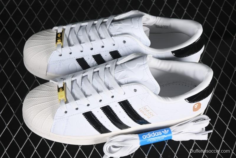 Adidas Bape Superstar JR2701 Shell Toe Casual Sneakers - JR2701