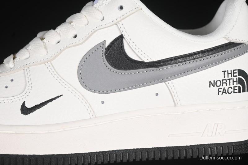 Nike Air Force 1 '07 Low The North Face Collaboration Beige Double Swoosh Casual Sneakers - AM1588-006